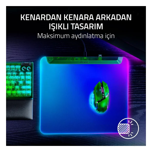 Razer Firefly V2 Pro RGB Phantom Edition Rz02-04920300-R3u1 Yeşil Mouse Pad - Görsel 4
