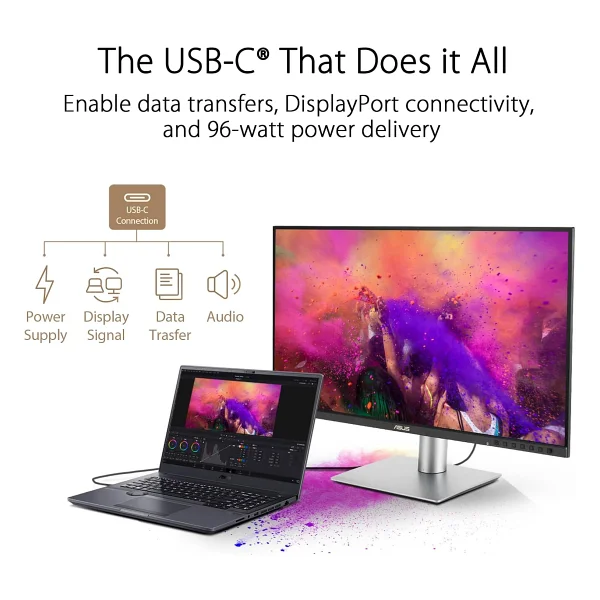 Asus Proart Pa24acrv 23.8" 5 Ms 2k Pivot Ips 75 Hz Monitör - Görsel 6