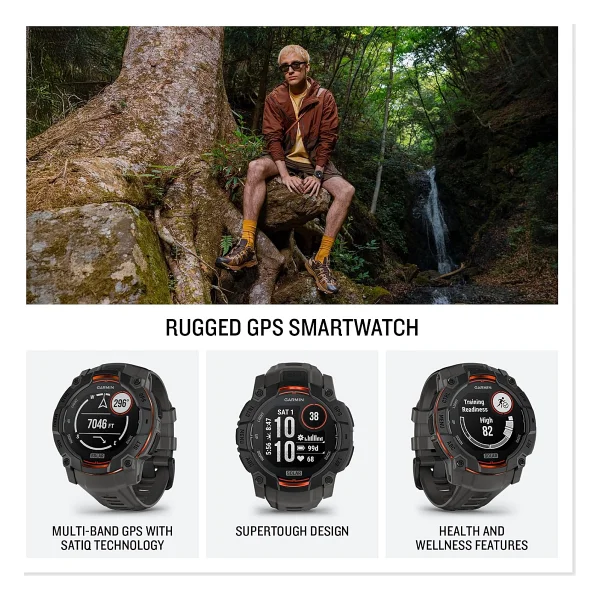 Garmin Instinct 3 50mm Solar Akıllı Saat - Görsel 2