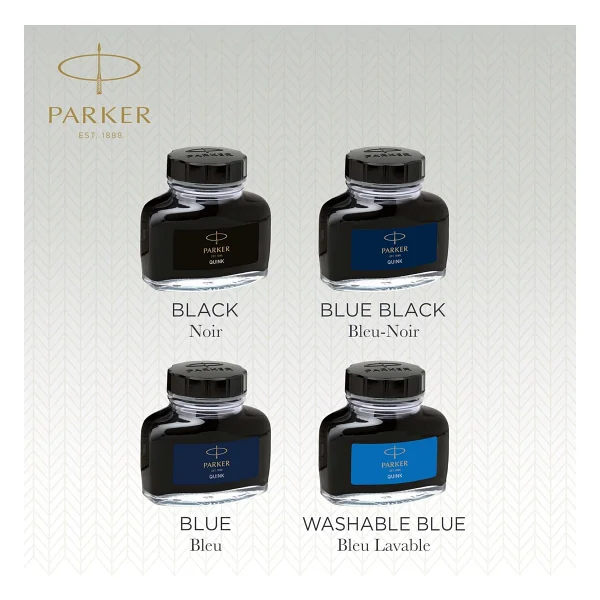 Parker Quink 57 Ml Dolma Kalem Mürekkebi Mavi - Görsel 5
