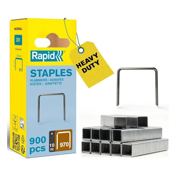 Rapid Zımba teli Tip 970, 6 mm zımba, 1.344 adet, Black & Decker el ve elektrikli zımba makineleri için düz tel kıskaçlar - Görsel 4