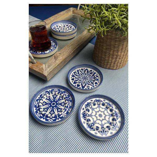 Tabak Evi Mozaik Sefa 10 cm 6'lı Çay Tabağı - Görsel 2