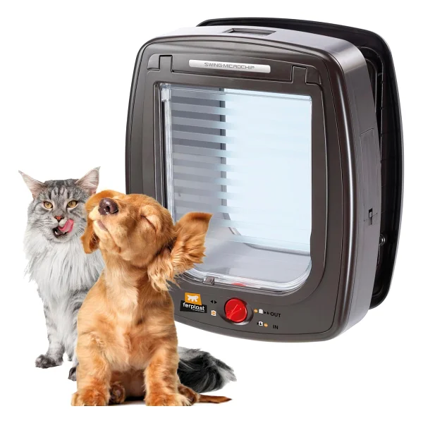 Ferplast Swıng 1 Kedi-Köpek Kapısı, Beyaz, 14,8X14,5, Standard - Görsel 6