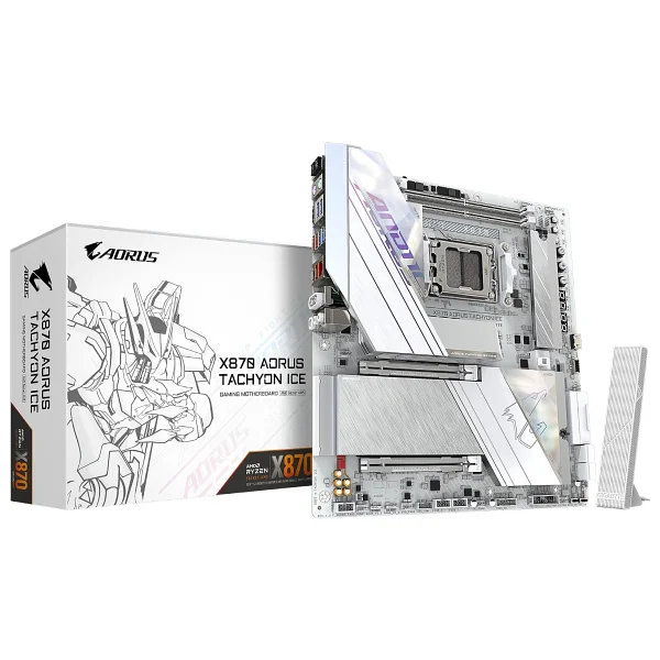 Gigabyte X870 Aorus Elite Wıfı7 Ice AMD Am5 DDR5 Atx Anakart - Görsel 9