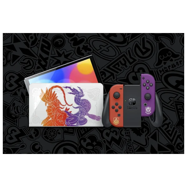 Nintendo Switch OLED Pokemon Scarlet & Violet Edition Oyun Konsolu - Görsel 7