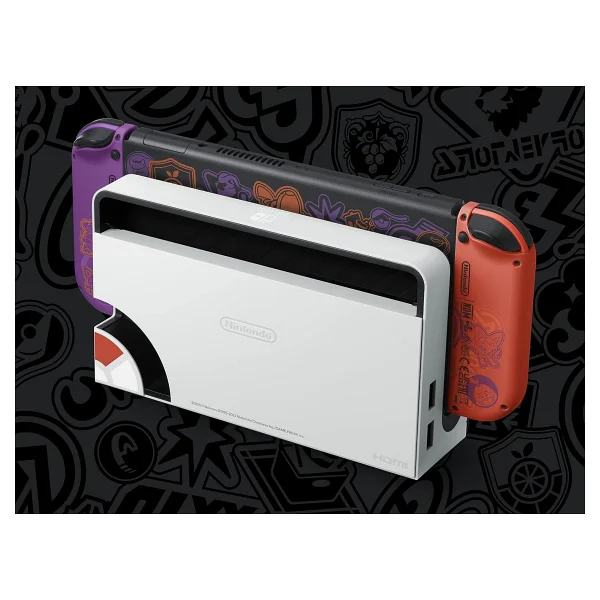 Nintendo Switch OLED Pokemon Scarlet & Violet Edition Oyun Konsolu - Görsel 6