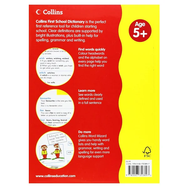 Collins First School Dictionary - Görsel 2