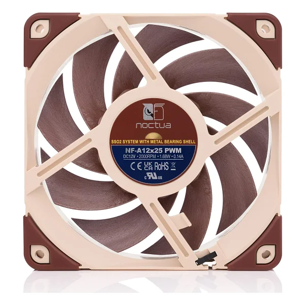Noctua NF-A12x25 PWM 12 cm Kasa Fanı - Görsel 3