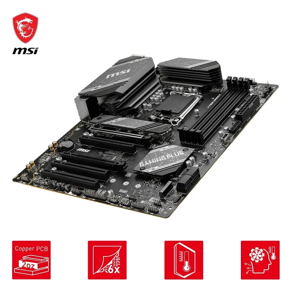 Msı B760 Gaming Plus Wi-Fi Intel Lga1700 DDR5 Atx Anakart - Görsel 4