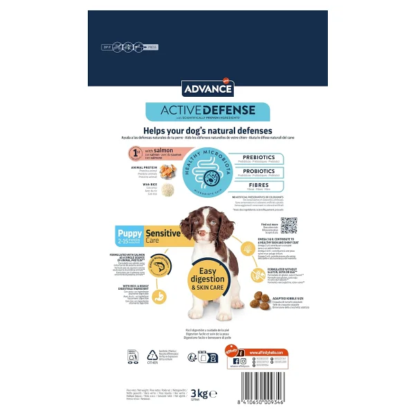 Advance Puppy Sensitive Care Somonlu 3 Kg Yavru Köpek Maması - Görsel 3