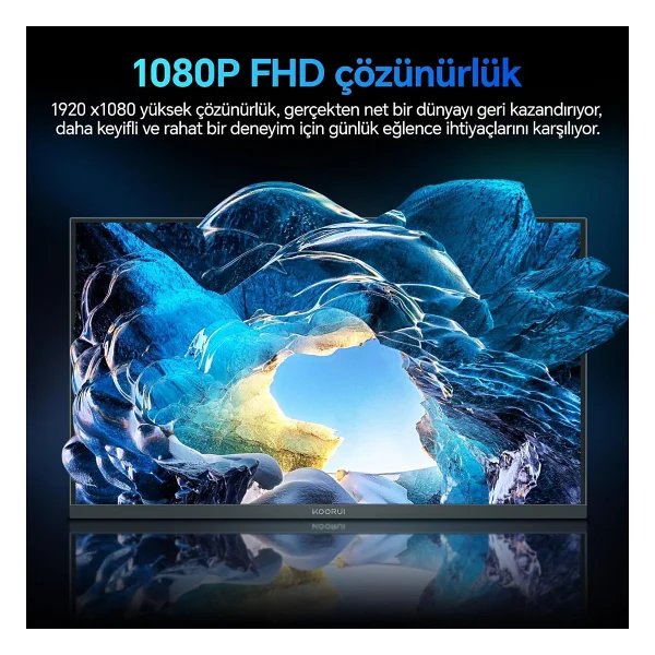 Koorui E2711F 27" 6 ms Full HD IPS 100 Hz Monitör - Görsel 5