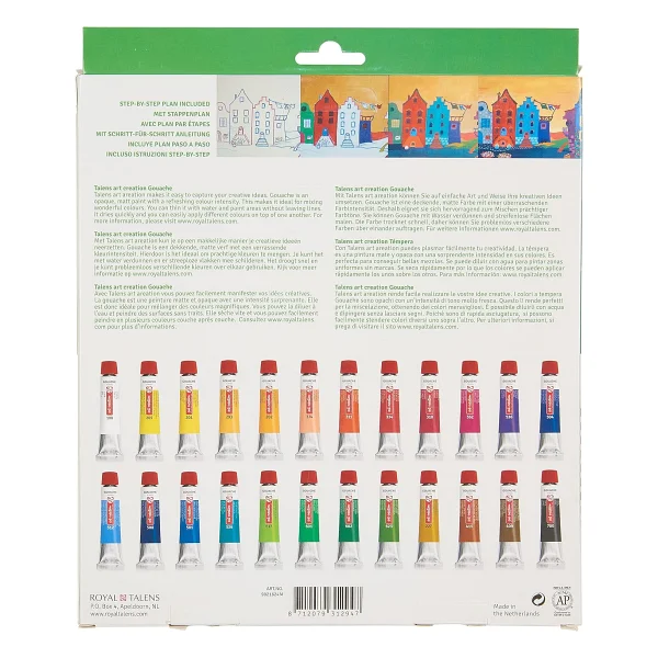 Talens Art Creation 12 Ml 24'lü Tüp Guaj Boya - Görsel 2