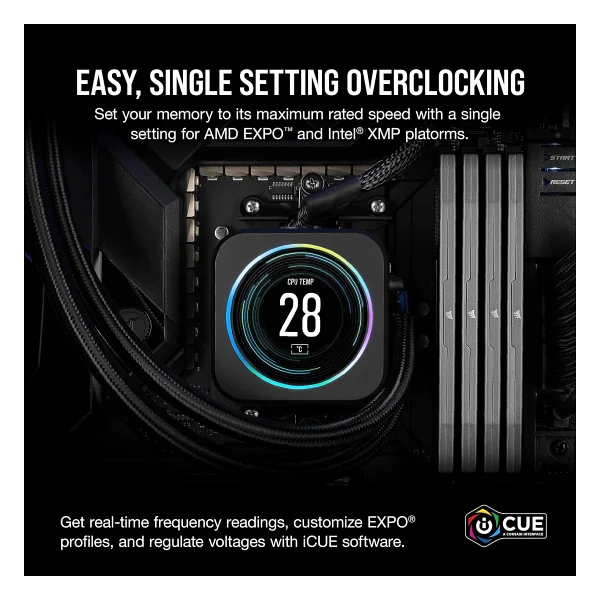 Corsair Vengeance 32 GB (2x16) 6000 MHz Cl38 Cmk32gx5m2b6000z38 DDR5 RAM - Görsel 4
