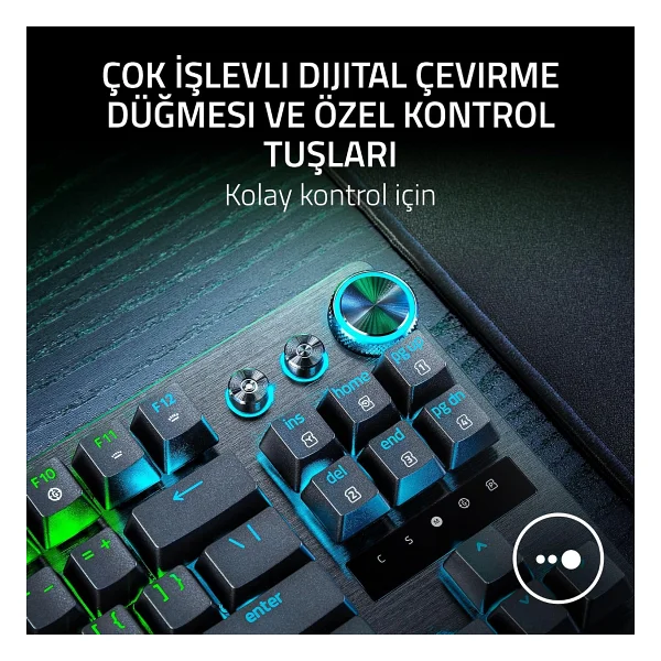 Razer Huntsman V3 Pro 8khz RGB Tkl Analog Optical Switch Kablolu Mekanik Oyuncu Klavyesi - Görsel 10