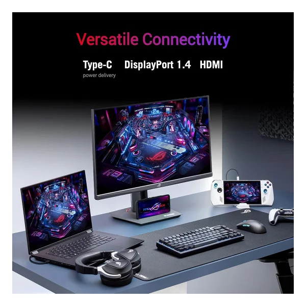 Asus Rog Strix Xg279cns 27" 0.3 Ms Full HD Pivot Ips 380 Hz Oc Oyuncu Monitörü - Görsel 5