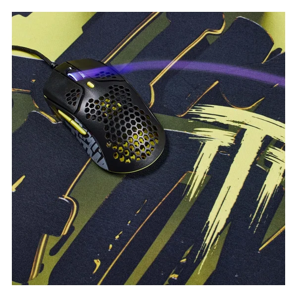 HyperX Pulsefire mat, oyun fare altlığı, TimTheTatMan Edition - XL - hassas kumaş yüzey - yıpranmaz floş dikiş - kaymaz kauçuk taban - Görsel 4