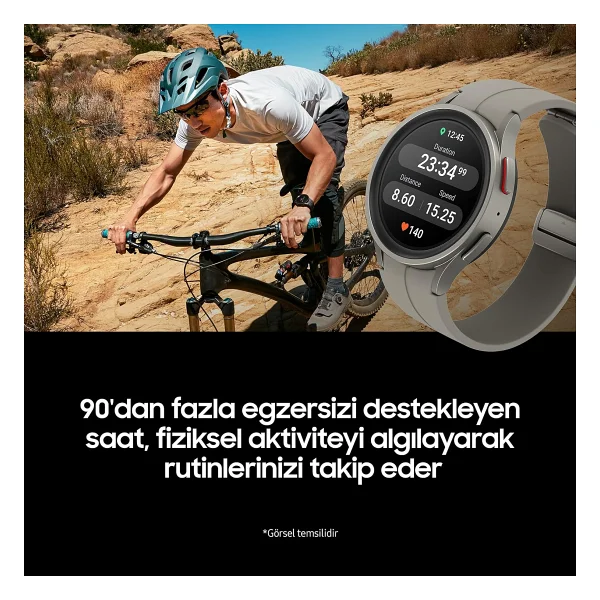 Samsung Galaxy Watch 5 Pro Siyah Akıllı Saat - Görsel 5