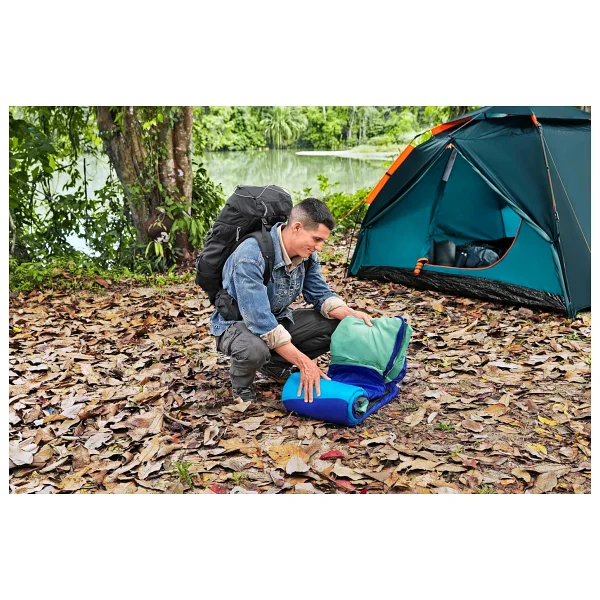 Bestway WanderLite 2'si 1 Arada Uyku Tulumu ve Hava Yastığı, 80 x 29,5 x 3,5 İnç veya 2,03 m x 75 cm x 9 cm - Görsel 7