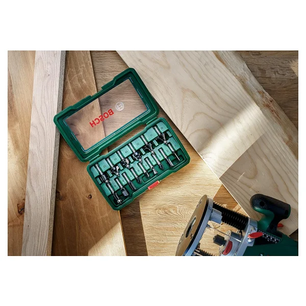 Bosch Professional Accessories 15 parça Freze Seti (Ahşap, frezeler için 8 mm şaftlı aksesuar) - Görsel 7