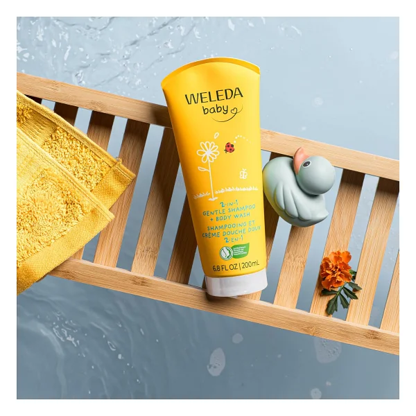 Weleda Baby Calendula Organik Bebek Saç Ve Vücut Şampuanı 200 Ml - Görsel 4
