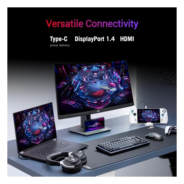 Asus ROG Strix XG27WCS 27" 1 ms 2K Curved 180 Hz Oyuncu Monitörü - Görsel 5
