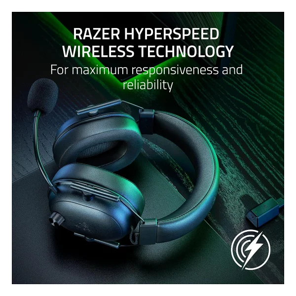 Razer Blackshark V2 Hyperspeed Rz04-04960100-R3m1 Siyah Type-C Kablolu/Kablosuz Kulak Üstü Oyuncu Kulaklığı - Görsel 4