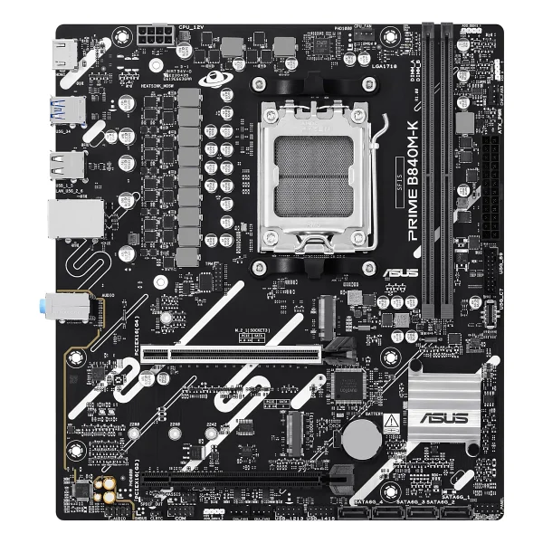 Asus Prime B840M-A Wi-Fi AMD AM5 DDR5 Micro ATX Anakart - Görsel 8