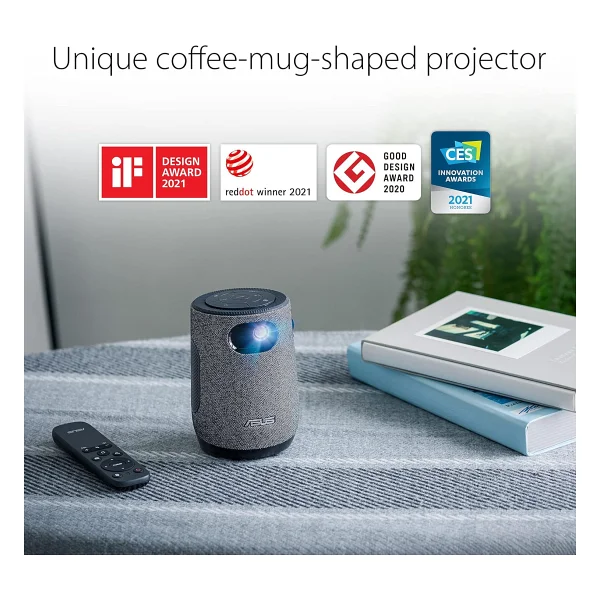 Asus ZenBeam Latte L1 300 Lümen HD Kısa Mesafe Wi-Fi Android Taşınabilir Mini LED Projeksiyon Cihazı - Görsel 3