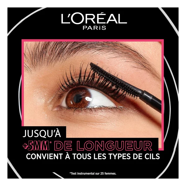 L'oreal Paris Telescopic Lift Waterproof Siyah Maskara - Görsel 6