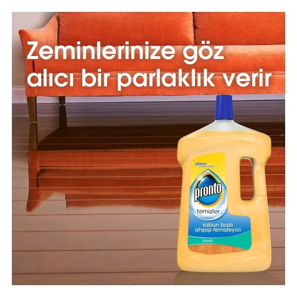 Pronto Sabun Bazlı Ahşap Temizleyici Klasik (1 x 2500 mL) - Görsel 3