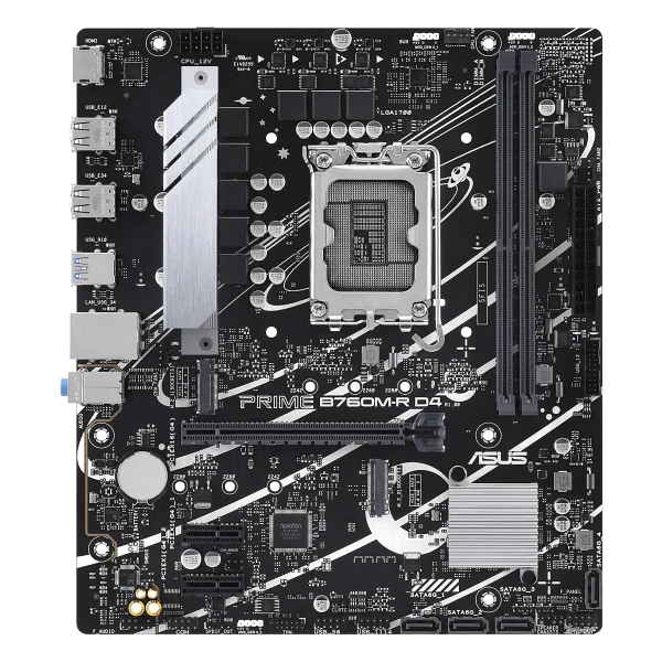 Asus Prime B760m-R D4 Intel Lga1700 DDR4 Micro Atx Anakart - Görsel 5