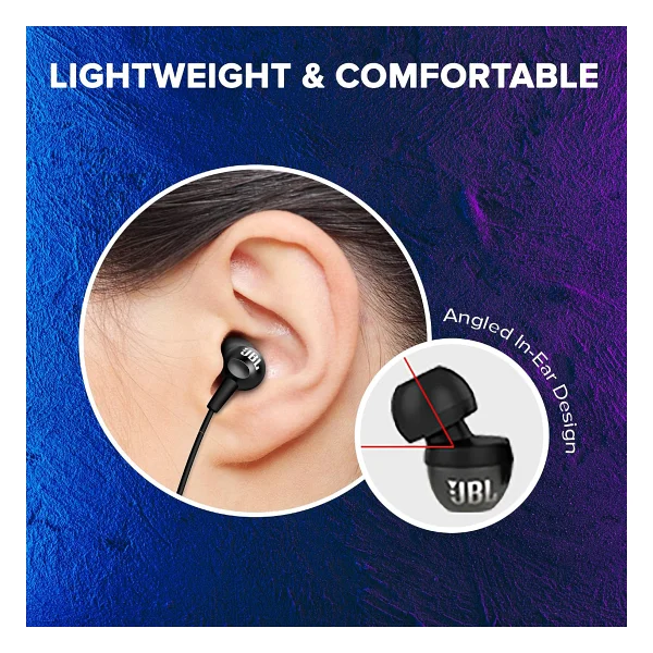 Jbl C100sı Siyah Kablolu Kulak İçi Kulaklık - Görsel 3