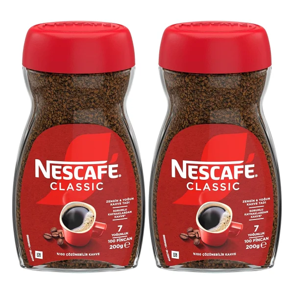 Nescafe Classic Granül Kahve 200 gr Kavanoz - Görsel 6