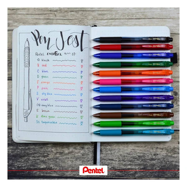 Pentel BL107 Energel 0.7 mm Likit Roller Kalem - Görsel 4
