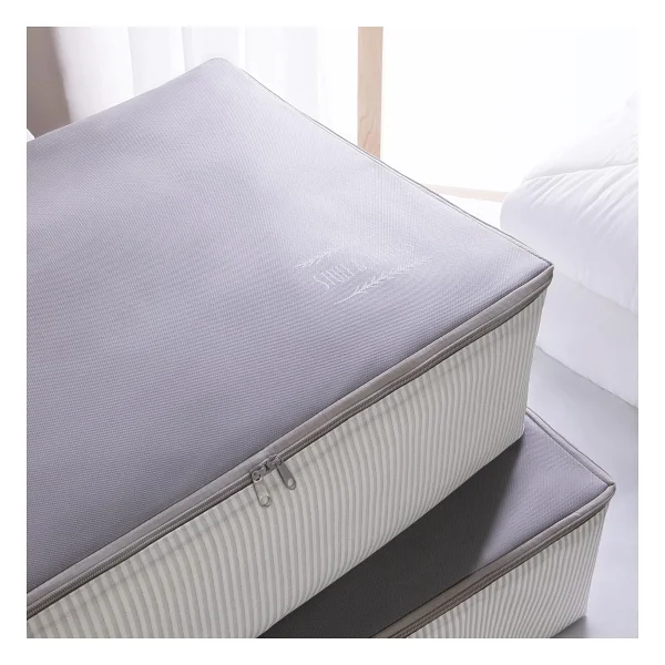 Ocean Home Textile 2li Gri Renk Stuff & Things Baza Altı Hurç Set - Görsel 4