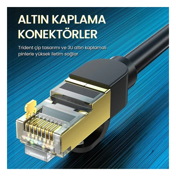 Veggieg E806 Stp 5 M Cat8 Patch Kablo - Görsel 5