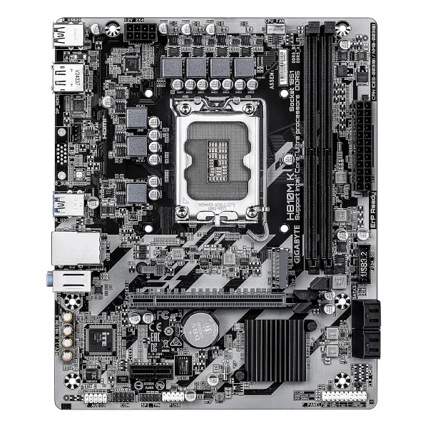 Gigabyte H810M K Intel LGA1851 DDR5 Micro ATX Anakart - Görsel 2