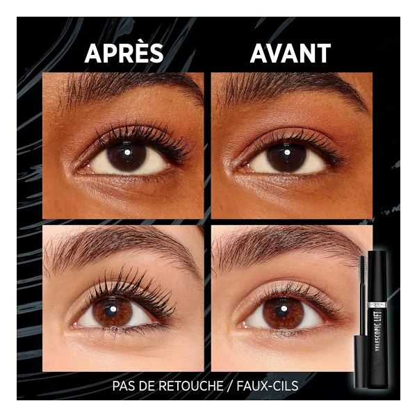 L'oreal Paris Telescopic Lift Waterproof Siyah Maskara - Görsel 8
