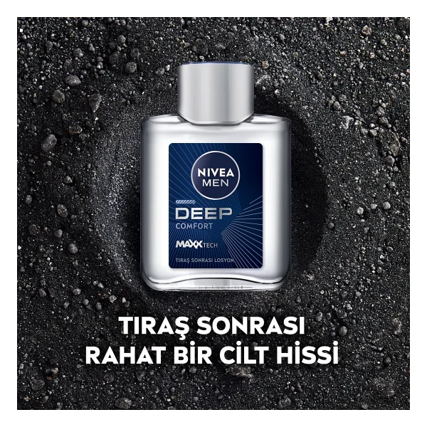 Nıvea Men Erkek Deep Comfort Tıraş Sonrası Losyon 100 Ml,Nemlendirici,Tahrişe Ve Kurumaya Karşı Koruma,Yenileyici - Görsel 4