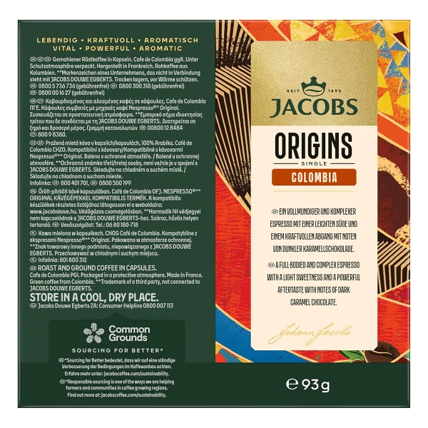 Jacobs Origins Colombia Kapsül Kahve 18'li - Görsel 4