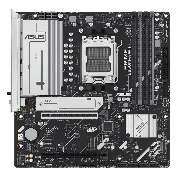 Asus Prime B850M-A Wi-Fi AMD AM5 DDR5 Micro ATX Anakart - Görsel 2