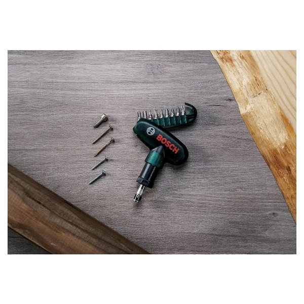 Bosch Professional Accessories Diy Circirli Tornavida Ve 9 Vidalama Ucu, Gri - Görsel 7