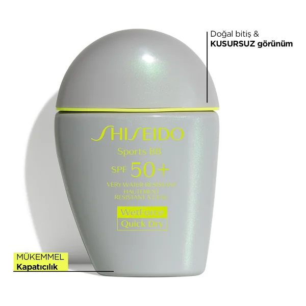 Shiseido Sports Bb Wetforce Spf 50+ Pa+++ 30 Ml Bb Krem - Görsel 6