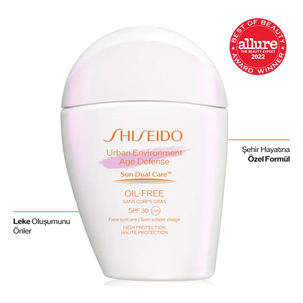 Shiseido Urban Environment Age Defense 30 Ml 30 Faktör Yağsız Güneş Kremi - Görsel 2