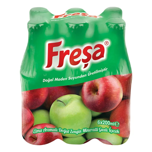 Freşa Elma Aromalı Maden Suyu 200 Ml X 6 Adet - Görsel 7