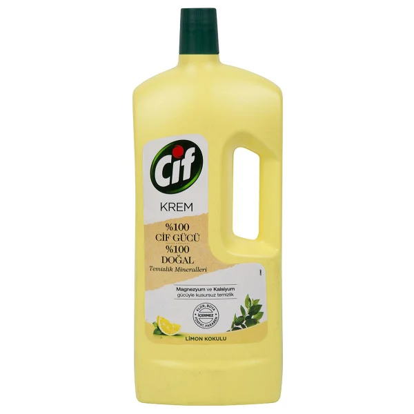 Cif Cleanboost Krem Limon Yüzey Temizleyici 1.5 Lt - Görsel 3