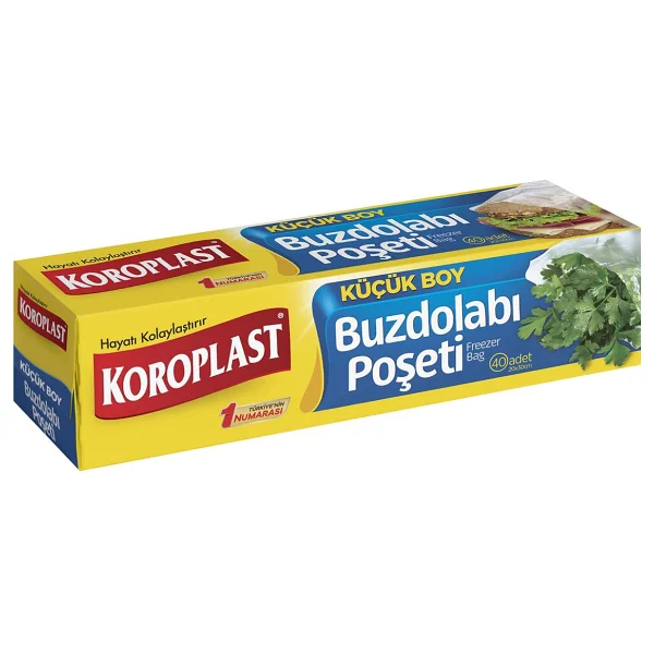 Koroplast Küçük Boy Buzdolabı Poşeti 40'lı - Görsel 9