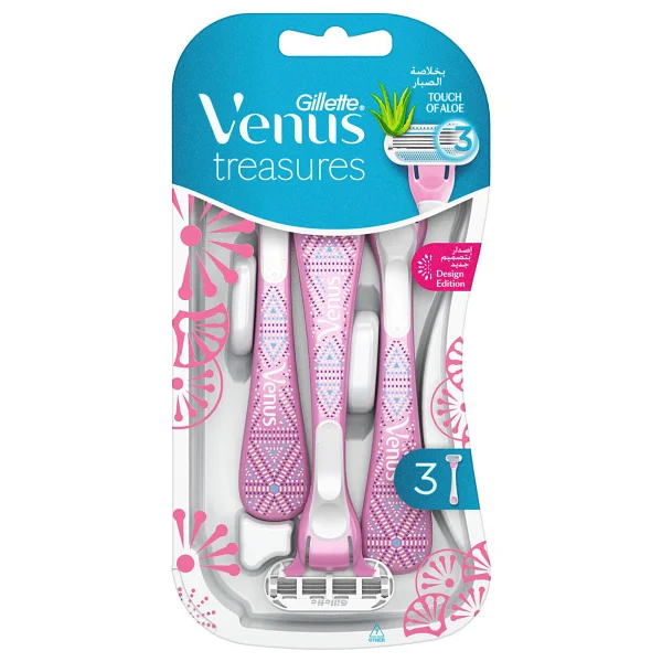 Gillette Venus Treasures 3'lü Kadın Tıraş Bıçağı - Görsel 7