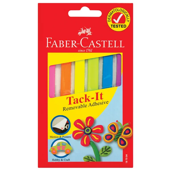 Faber-Castell Tack-it Creative 50 gr Renkli Hamur Yapıştırıcı - Görsel 2