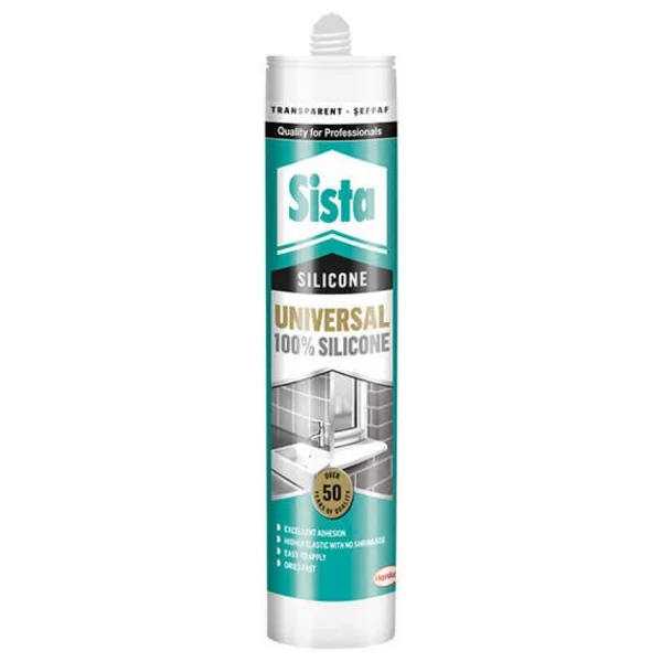 Sista Universal 280 Ml Şeffaf Silikon - Görsel 7